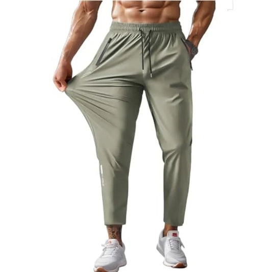 Hidkat Men's Hiking Pants Quick-Dry Lightweight Sweatpants Outdoor Fishing Pants Water Resistant with Zipper Pockets