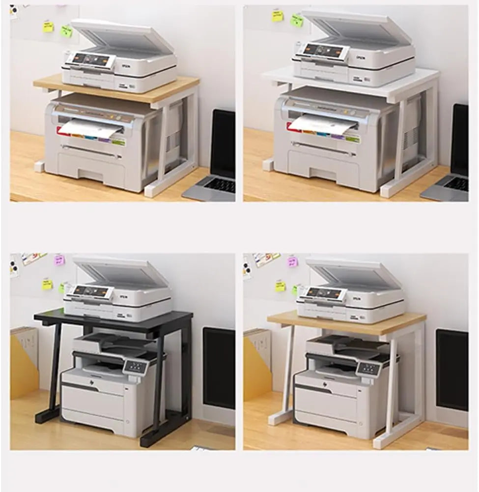 Garvee 2 Tier Printer Stand with Multipurpose Storage Organizer