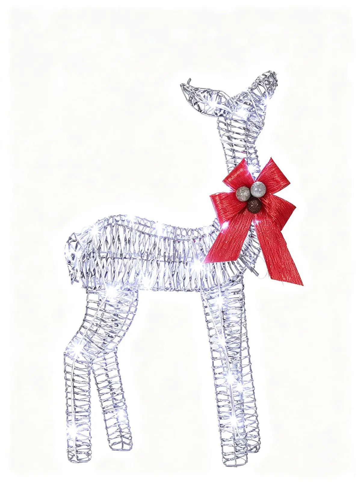 Lighted Christmas Deer Family Set Outdoor Decoration With LED Lights