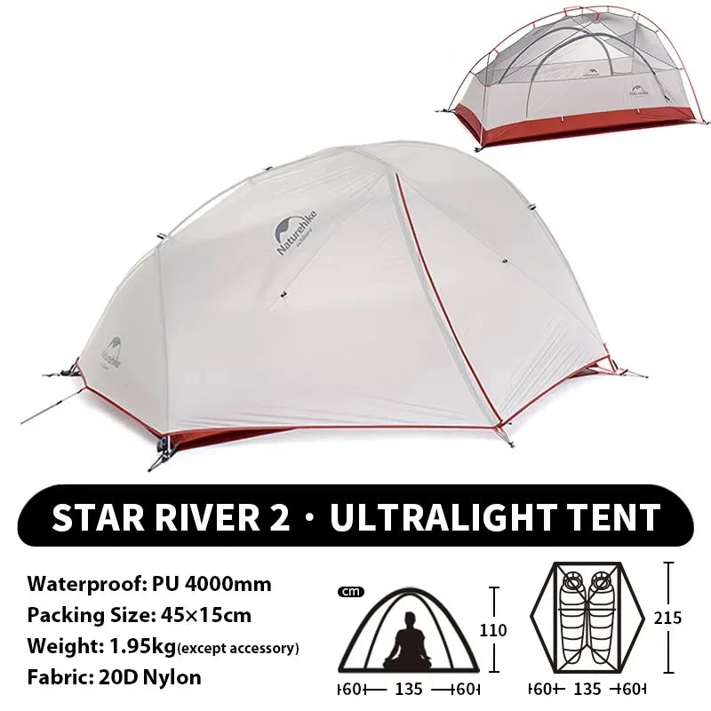 Naturehike Star River Ultralight Waterproof Double Layer Tent