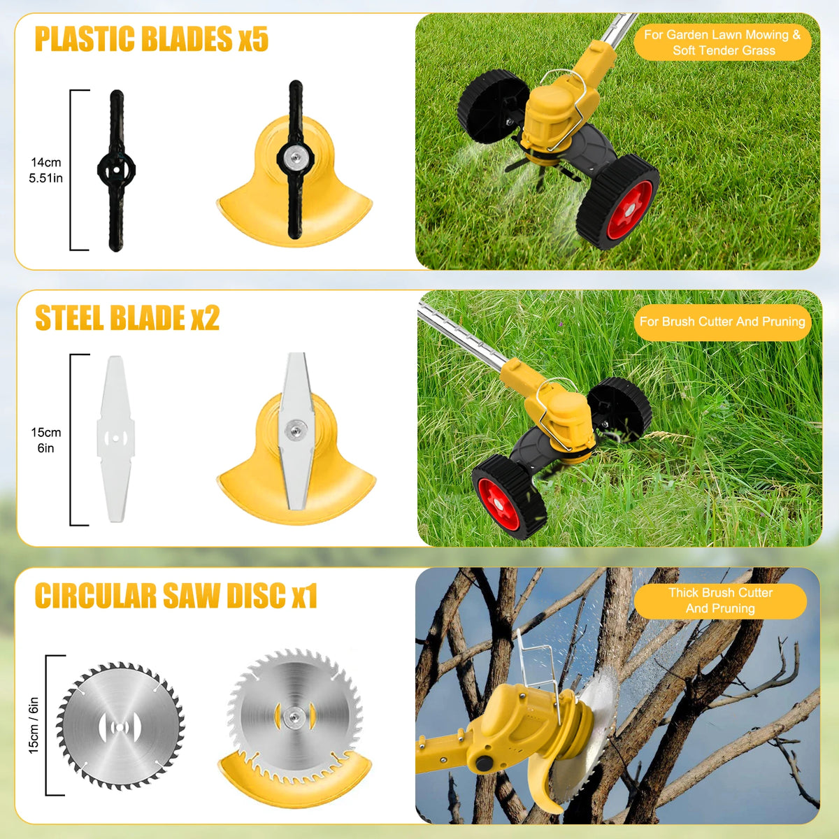 Professional Cordless 21V Brushless Grass Trimmer For Yards