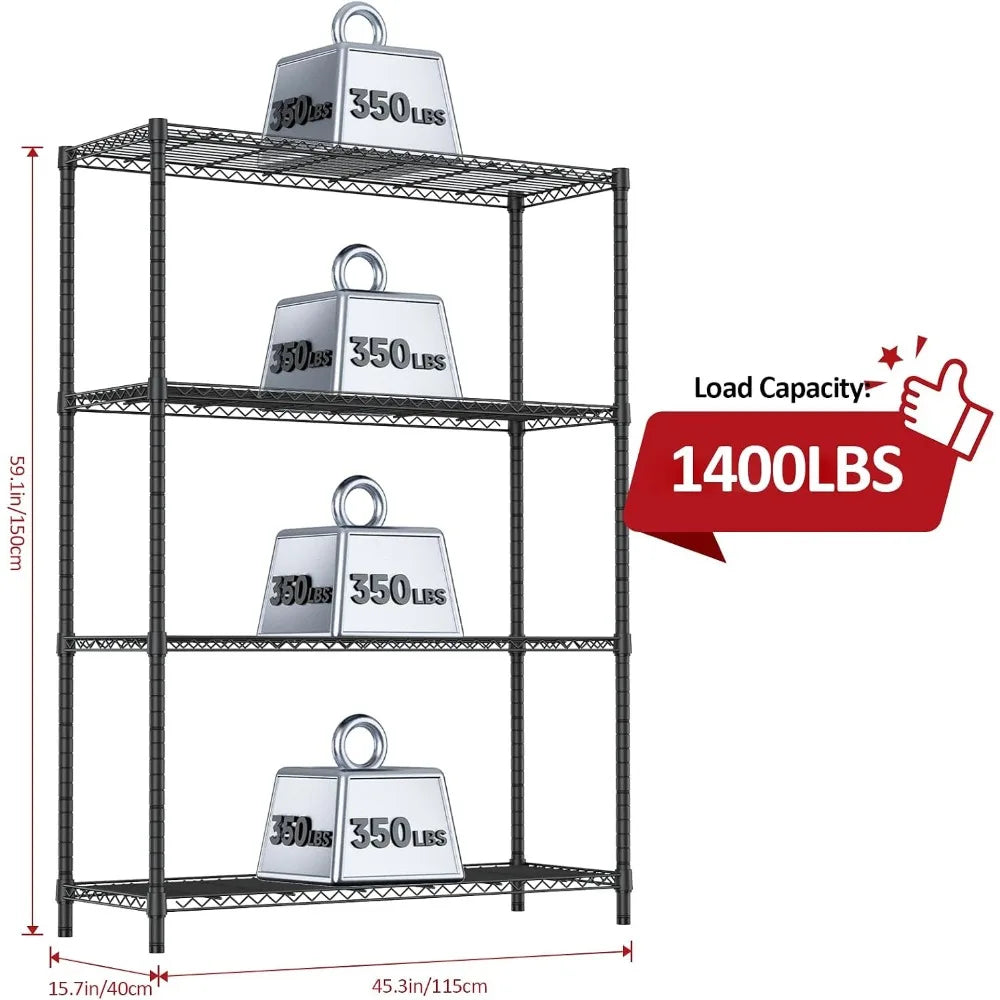 Heavy Duty Adjustable Steel Storage Shelving System