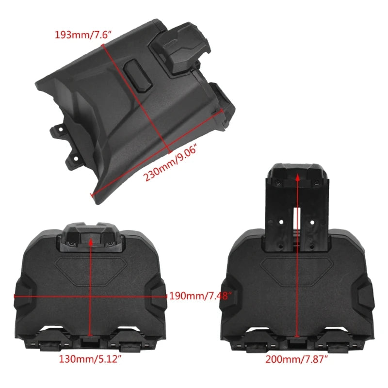 Tablet Holder Electronic Device Stand Bracket for Maverick X3 2017-2022 Integrated Storage Organizer Box