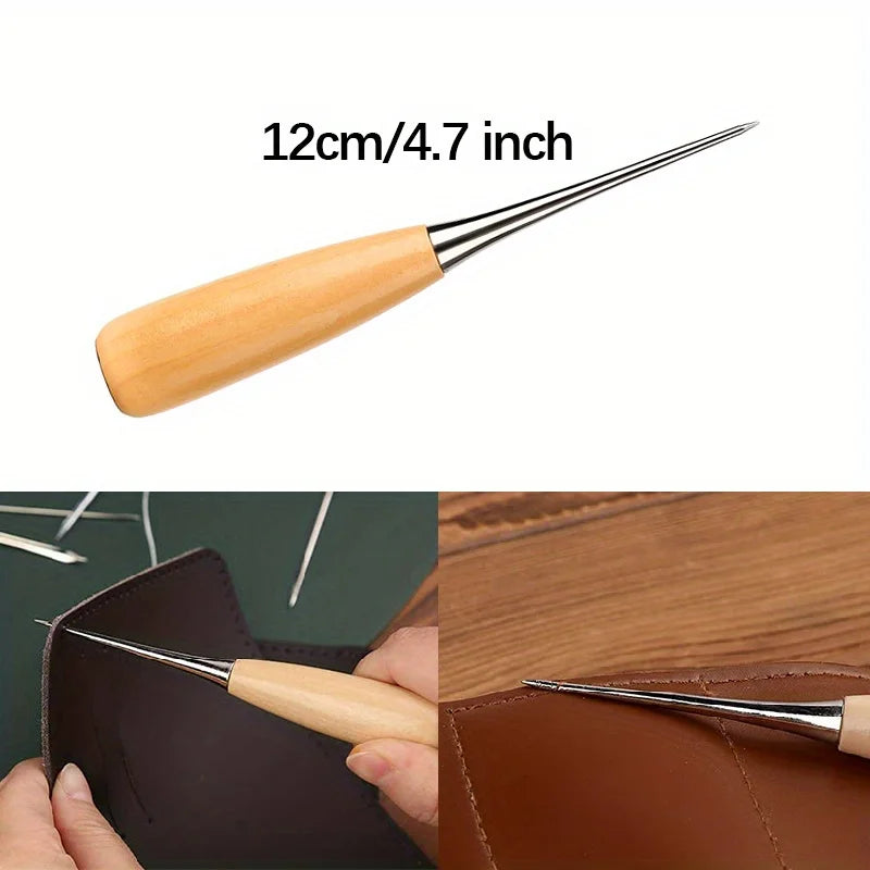 Leather Hand Stitching Awl And Craft Hole Punch Sewing Tool
