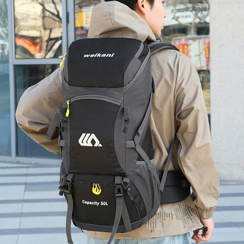Scione Waterproof Travel Backpack For Hiking And Mountaineering Adventures
