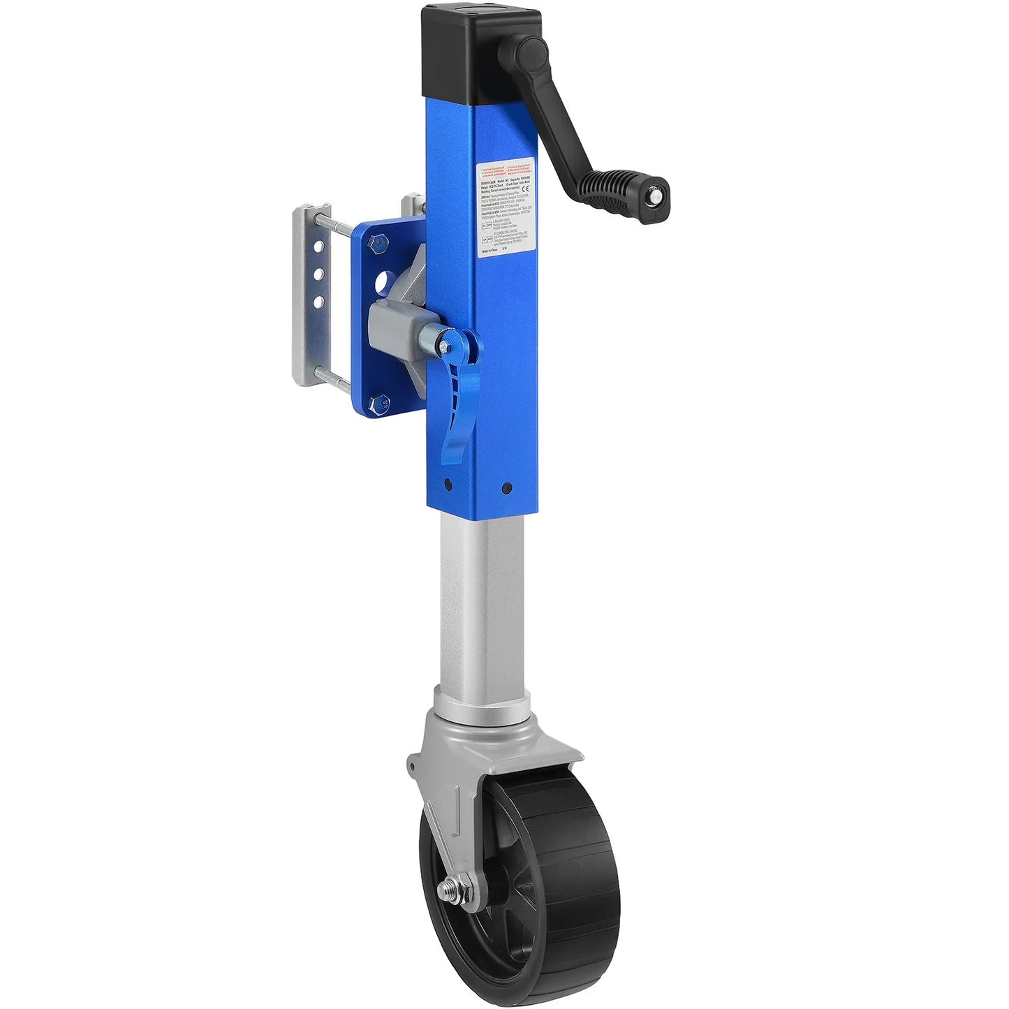 1600lb Heavy Duty Sidewind Trailer Jack With Handle