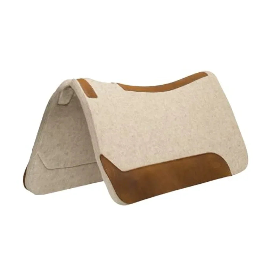 Wool Blend Felt Western Saddle Pad For Horse Support And Comfort