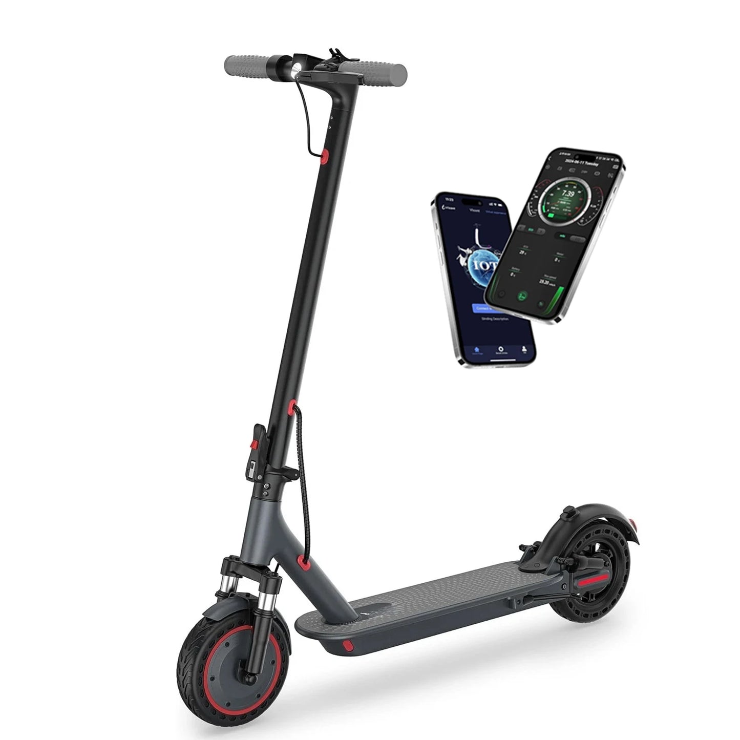 Aovopro Ap07 Electric Scooter Featuring App Control And Dual Suspension