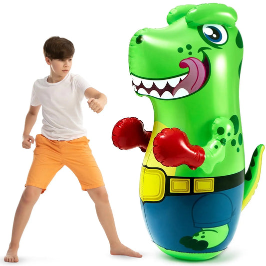 Joyfy Inflatable T Rex Dinosaur Punching Bag For Kids