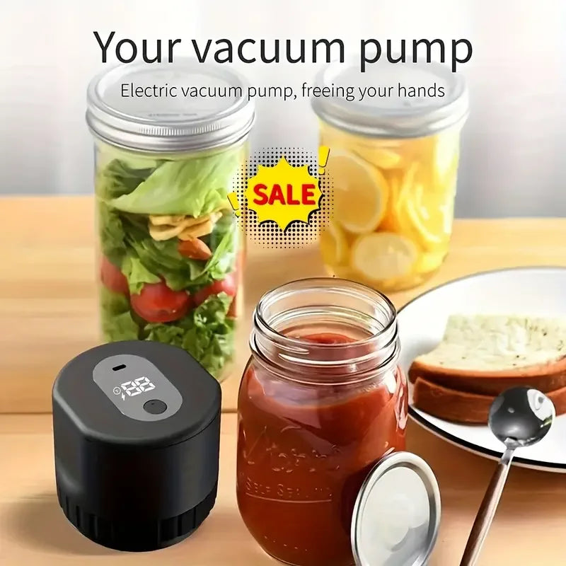 Automatic Electric Mason Jar Vacuum Sealer For Food Preservation
