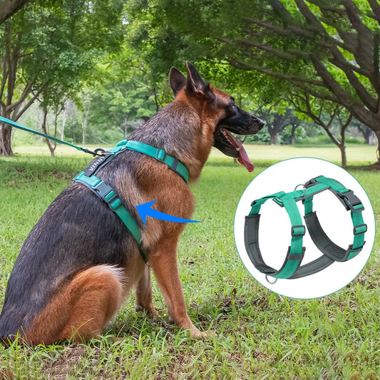 MeowVista Adjustable Nylon Reflective Dog Harness Vest