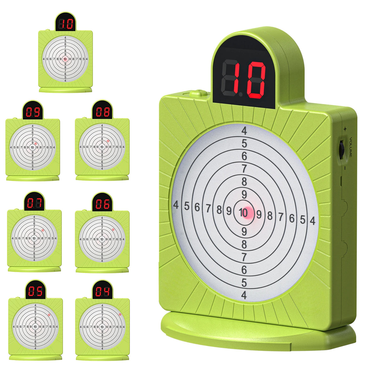 Smart Induction Shooting Target With Voice Feedback And Score Tracking