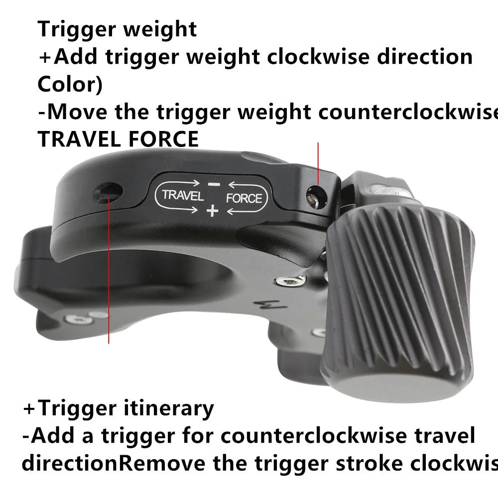 Archery Release Aid 3/4 Fingers Compound Bow Thumb Trigger Release Device Smooth Trigger Grip Outdoor Practice Shooting Gear