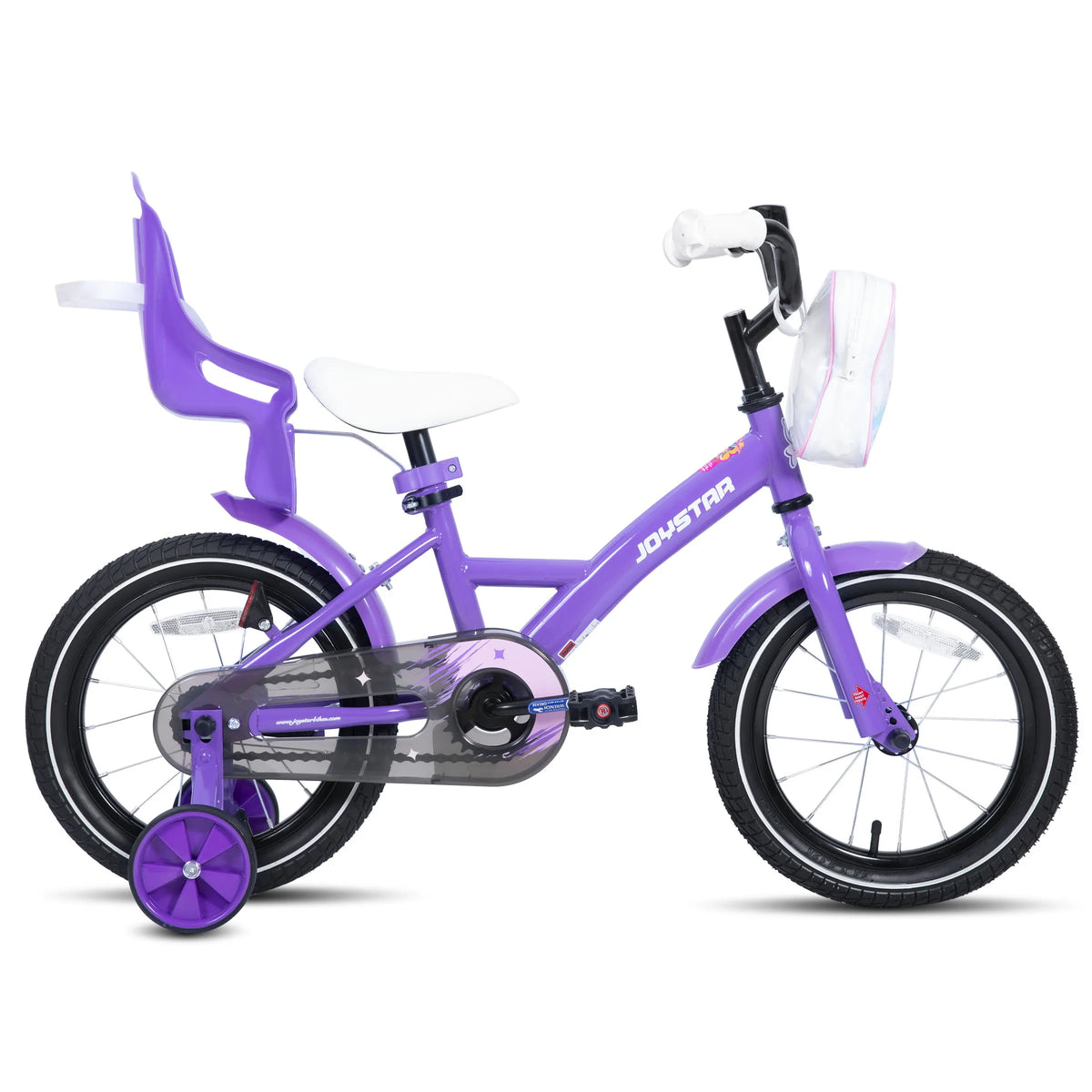 Joystar Kids Bike With Training Wheels And Front Basket