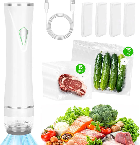 Cordless Automatic Vacuum Sealer For Kitchen Food Storage