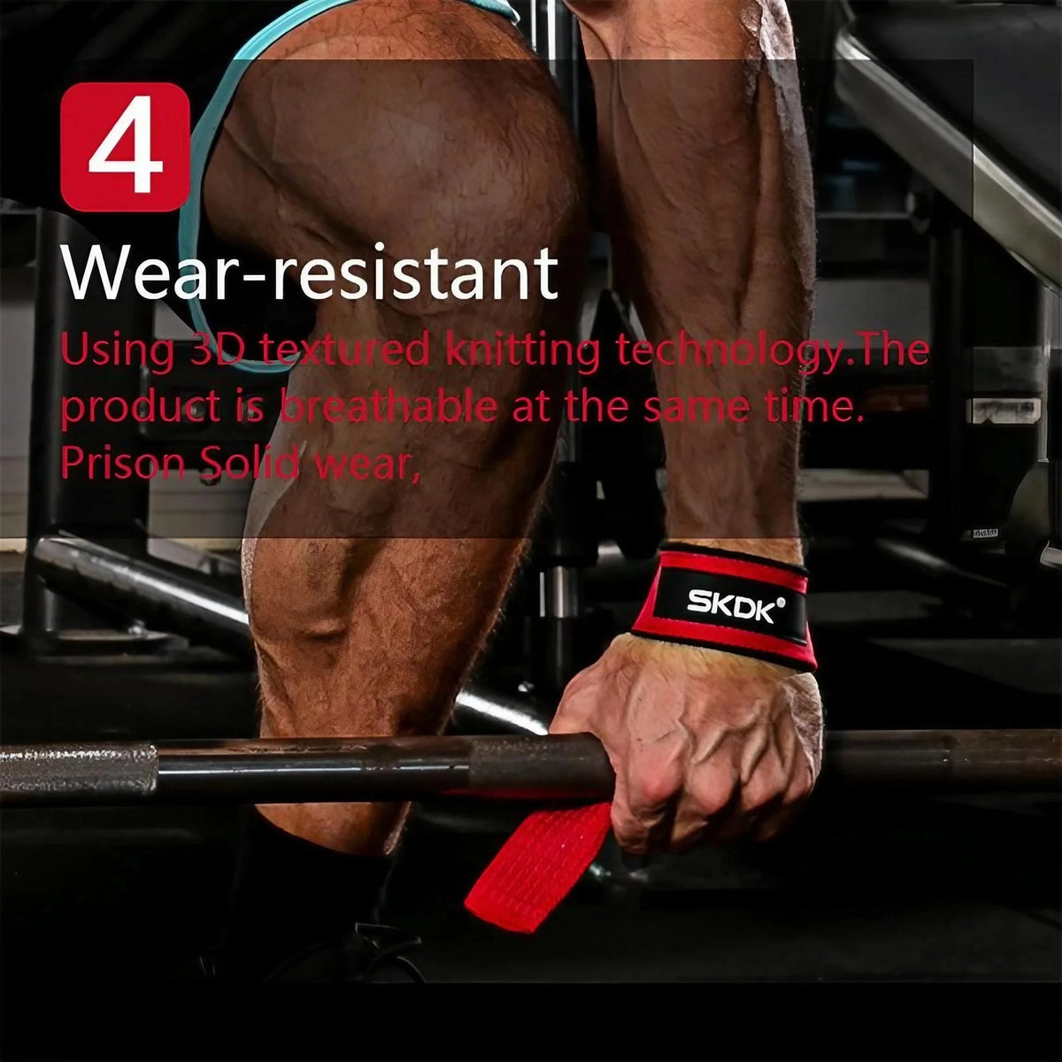 Heavy Duty Padded Wrist Wraps For Weightlifting And Strength Training