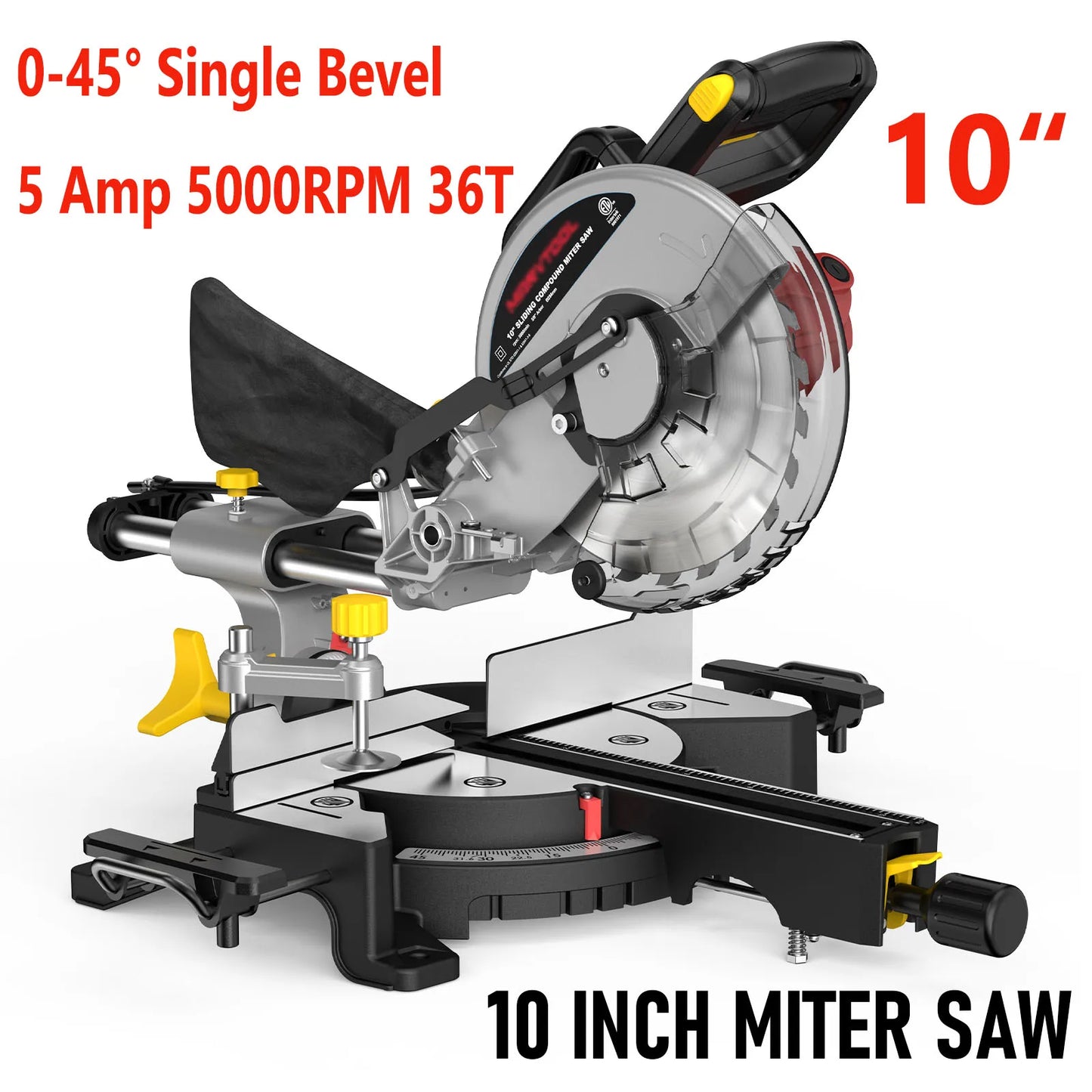 High Performance Compound Sliding Miter Saw For Woodworking