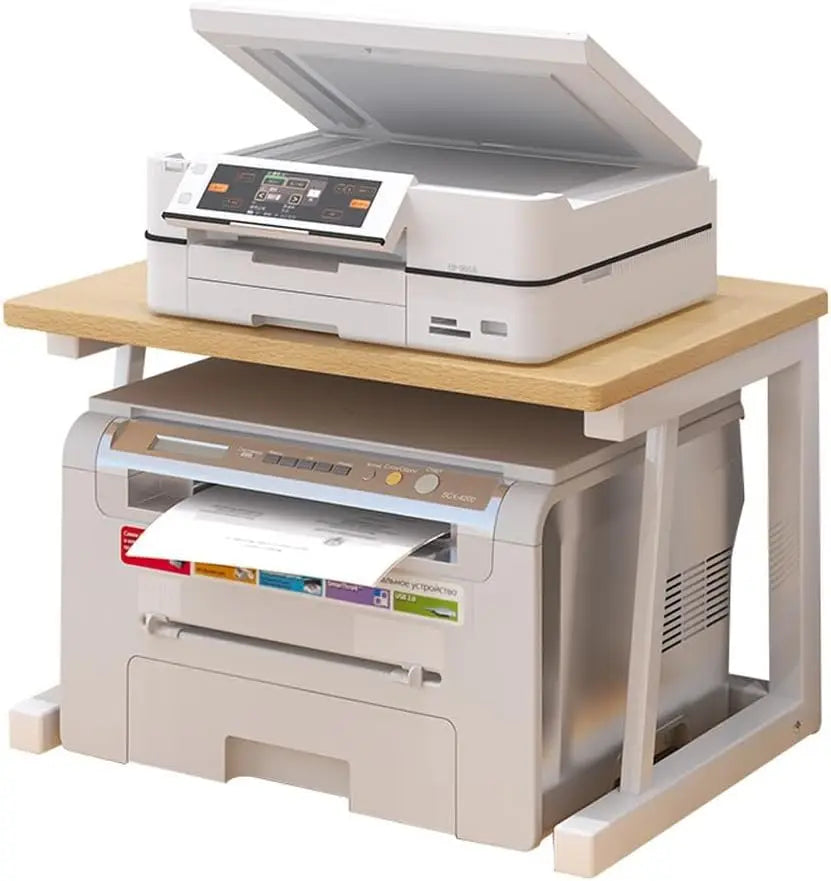 Garvee 2 Tier Printer Stand with Multipurpose Storage Organizer
