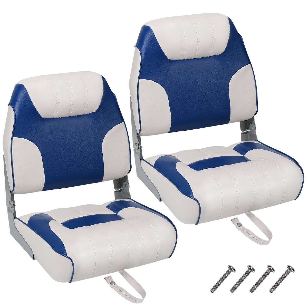 Padded Folding Boat Seat Weather Resistant Captain Fishing Chair
