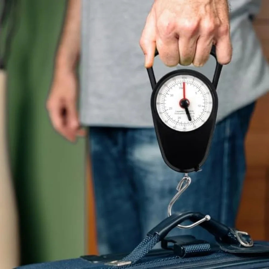 Portable Mechanical Luggage Weight Scale With Hook For Travel