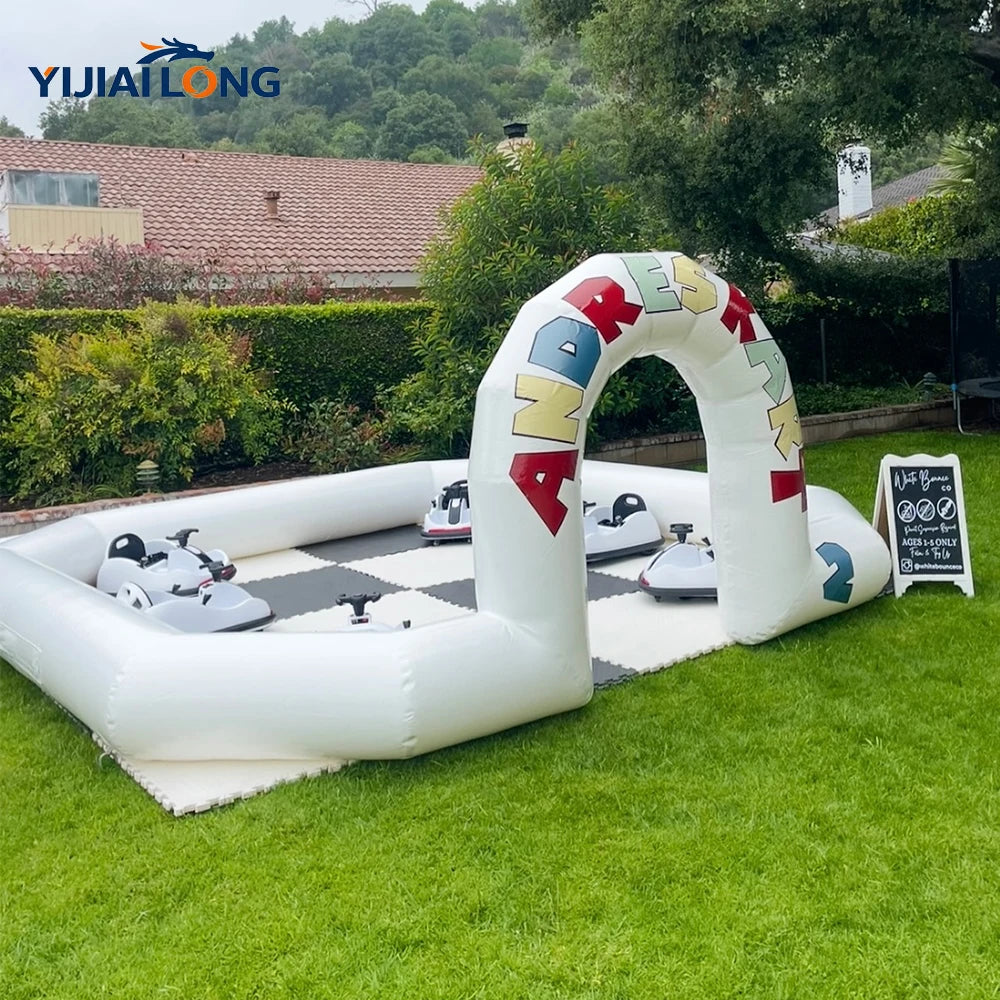 Commercial Heavy Duty Inflatable Bumper Car Arena For Parties