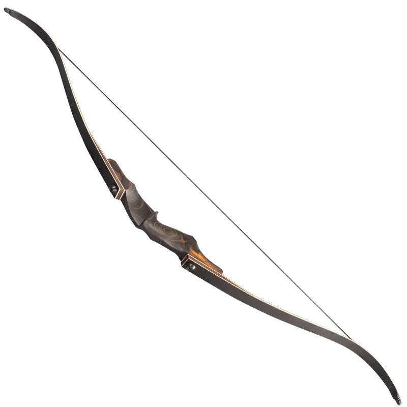Takedown Recurve Archery Bow With Bamboo Core And Wood Riser