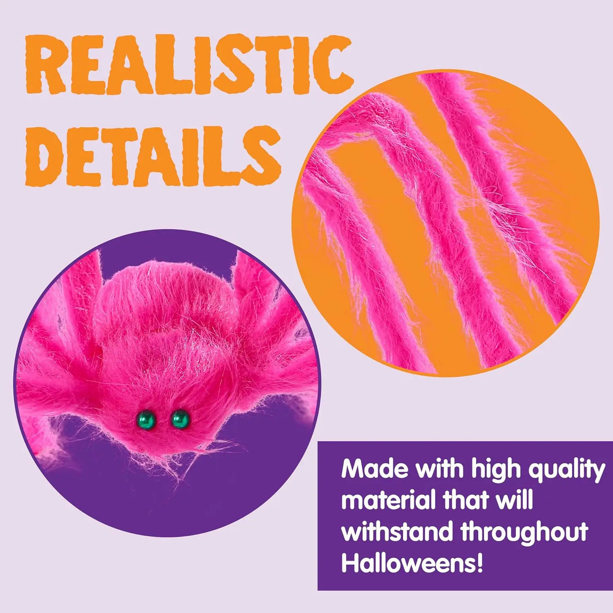 Joyfy Hairy Giant Spider Halloween Outdoor Indoor Decorations