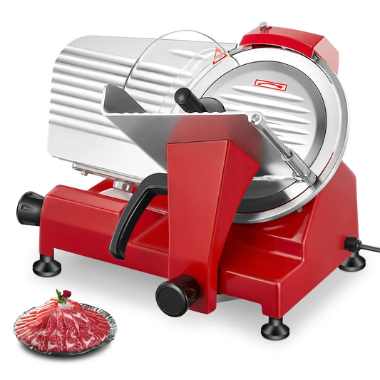 Commercial Electric Meat Slicer With Adjustable Stainless Steel Blade