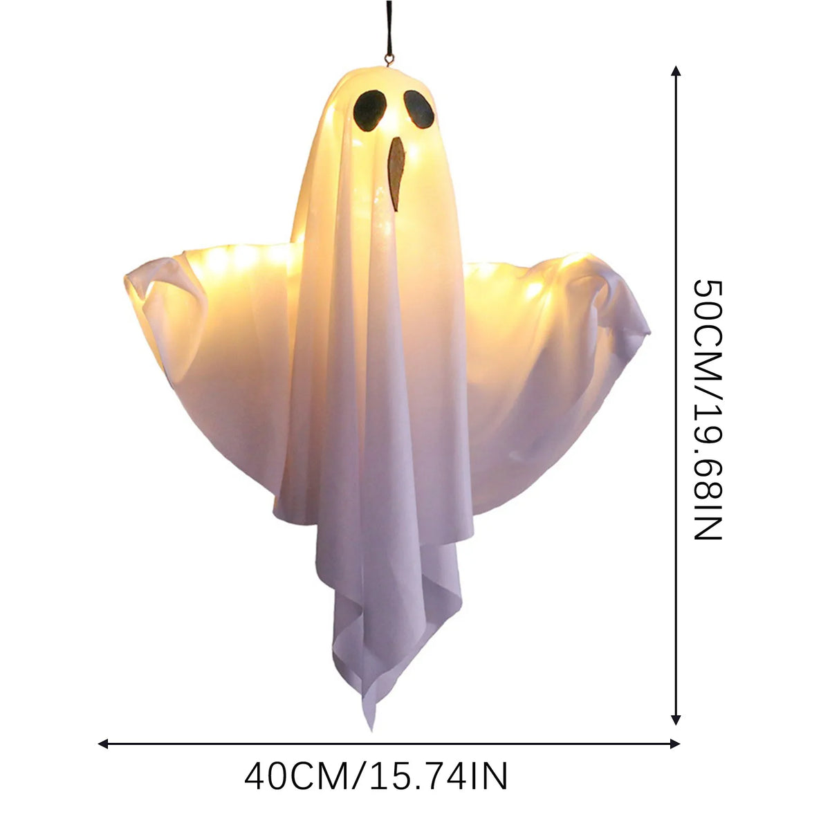 Hanging Ghosts Halloween Ornaments Resin Indoor Outdoor Home Decor