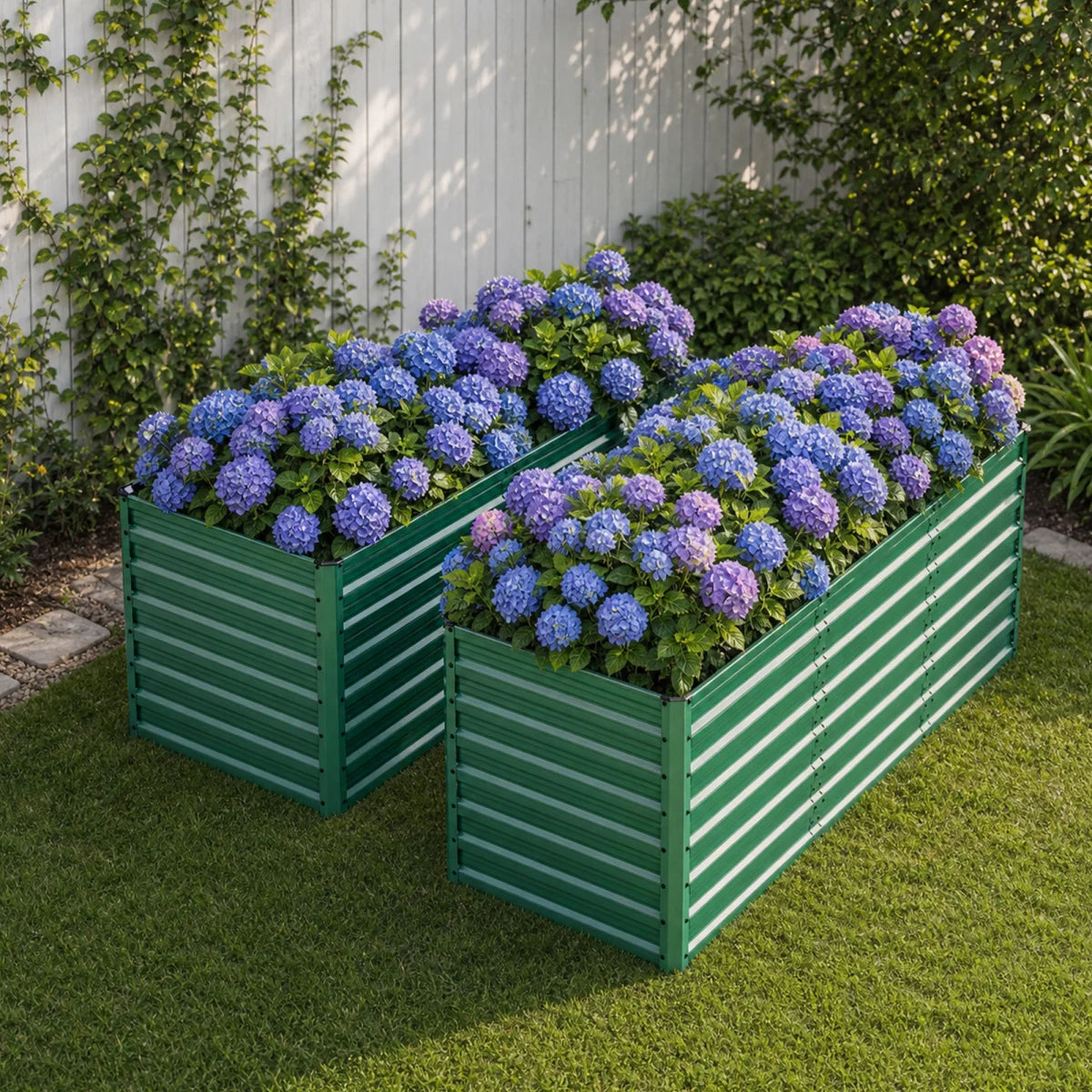 4x3x1ft Metal Raised Garden Bed,Deep Root Outdoor Galvanized Planter Box,Patio Kit Planting Beds for Vegetables Flowers Herb,Black