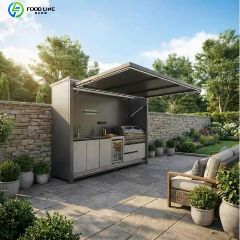 Foodline Modular Outdoor Kitchen BBQ Island Stainless Steel Cabinets