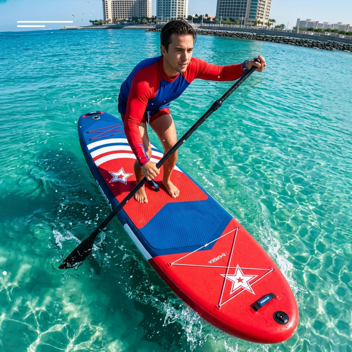 Eggory Inflatable Stand Up Paddle Board With Accessories Yoga