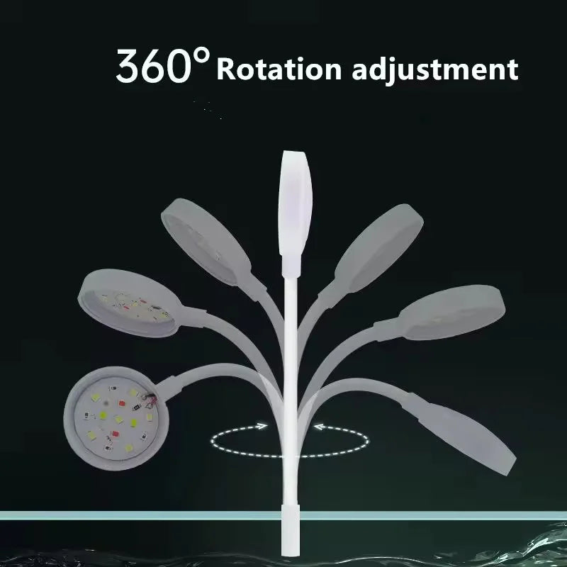 USB LED Fish Tank Clip On Aquarium Plant Grow Light