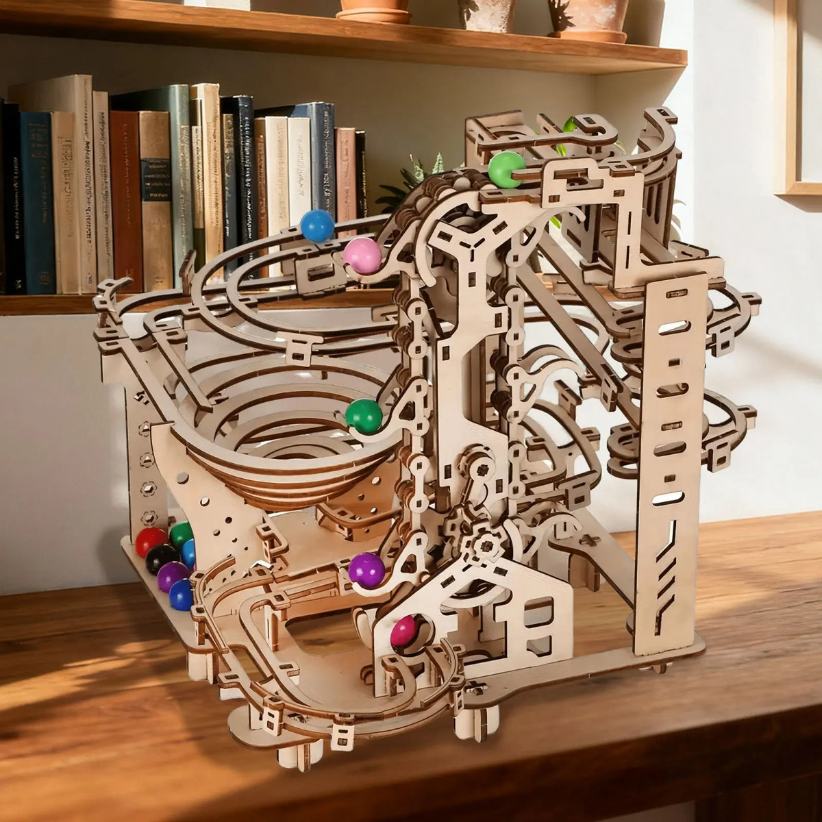 Music Park 3D Wooden Puzzle Spacetime Tunnel Marble Maze Physics