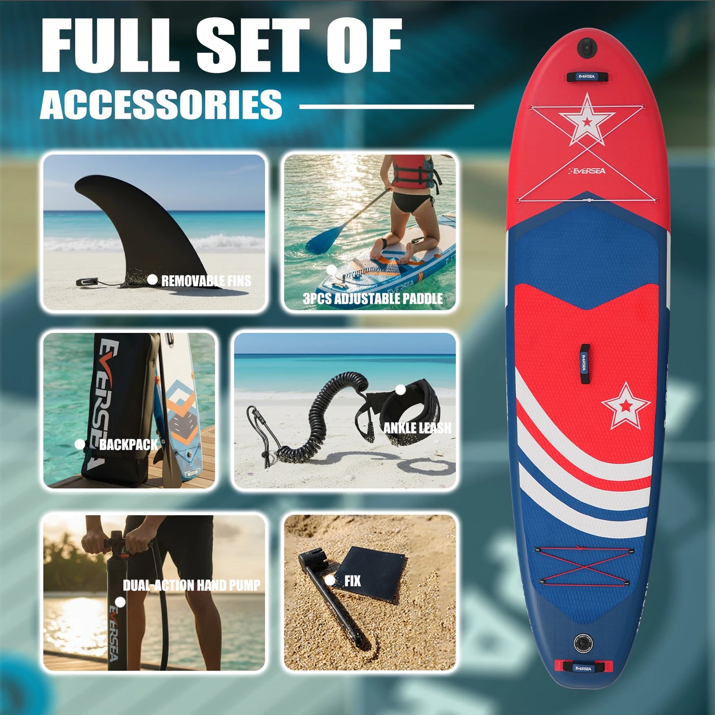 Eggory Inflatable Stand Up Paddle Board With Accessories Yoga