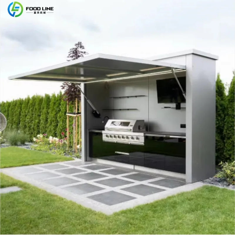 Foodline Modular Outdoor Kitchen BBQ Island Stainless Steel Cabinets