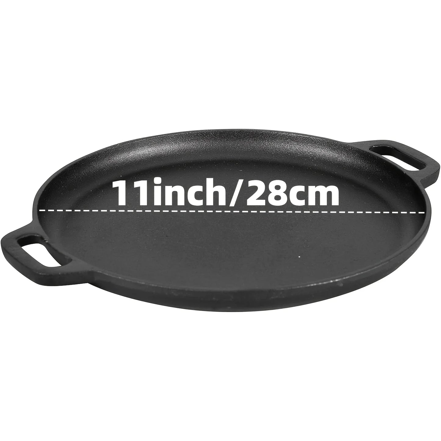 AEDG Preseasoned Cast Iron Skillet Cookware Set For Home