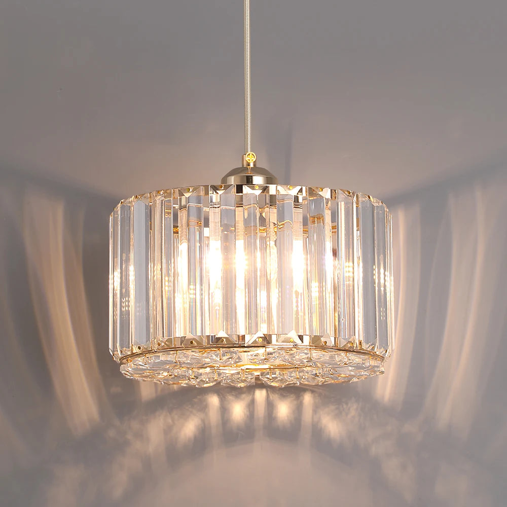 GreeLustr Modern Crystal Pendant Light Ceiling Fixture