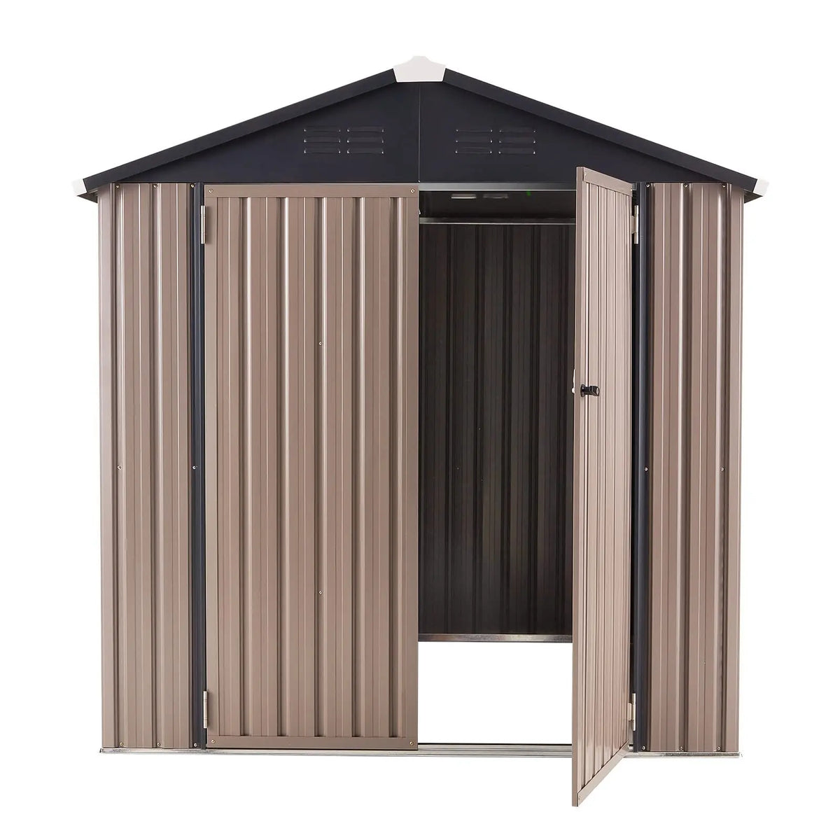 Outdoor Plastic Storage Shed With Lockable Door For Yard Patio