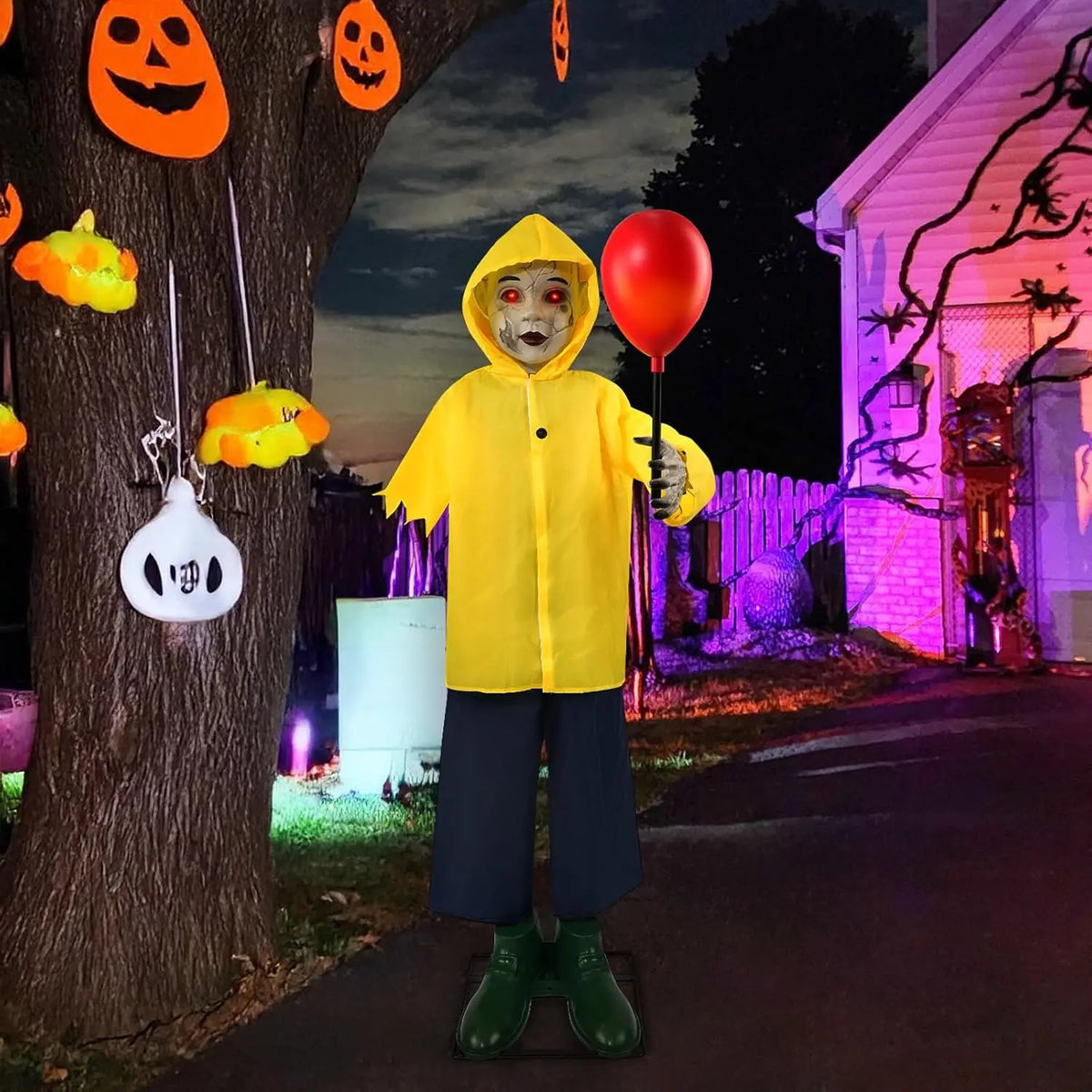 Halloween Animatronics Scare Prop With Sound And Touch Activation