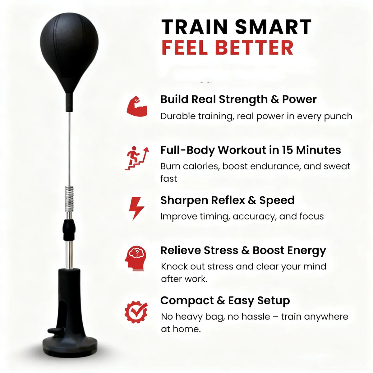Premium Cobra Reflex Punching Bag For Boxing Agility Training