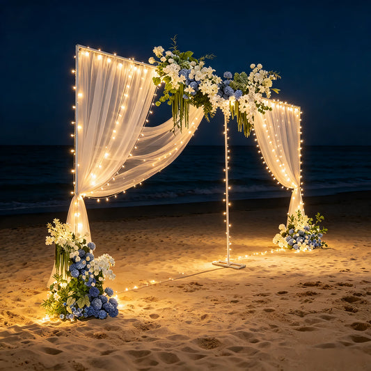 Heavy Duty Galvanized Iron Wedding Arch Backdrop Frame