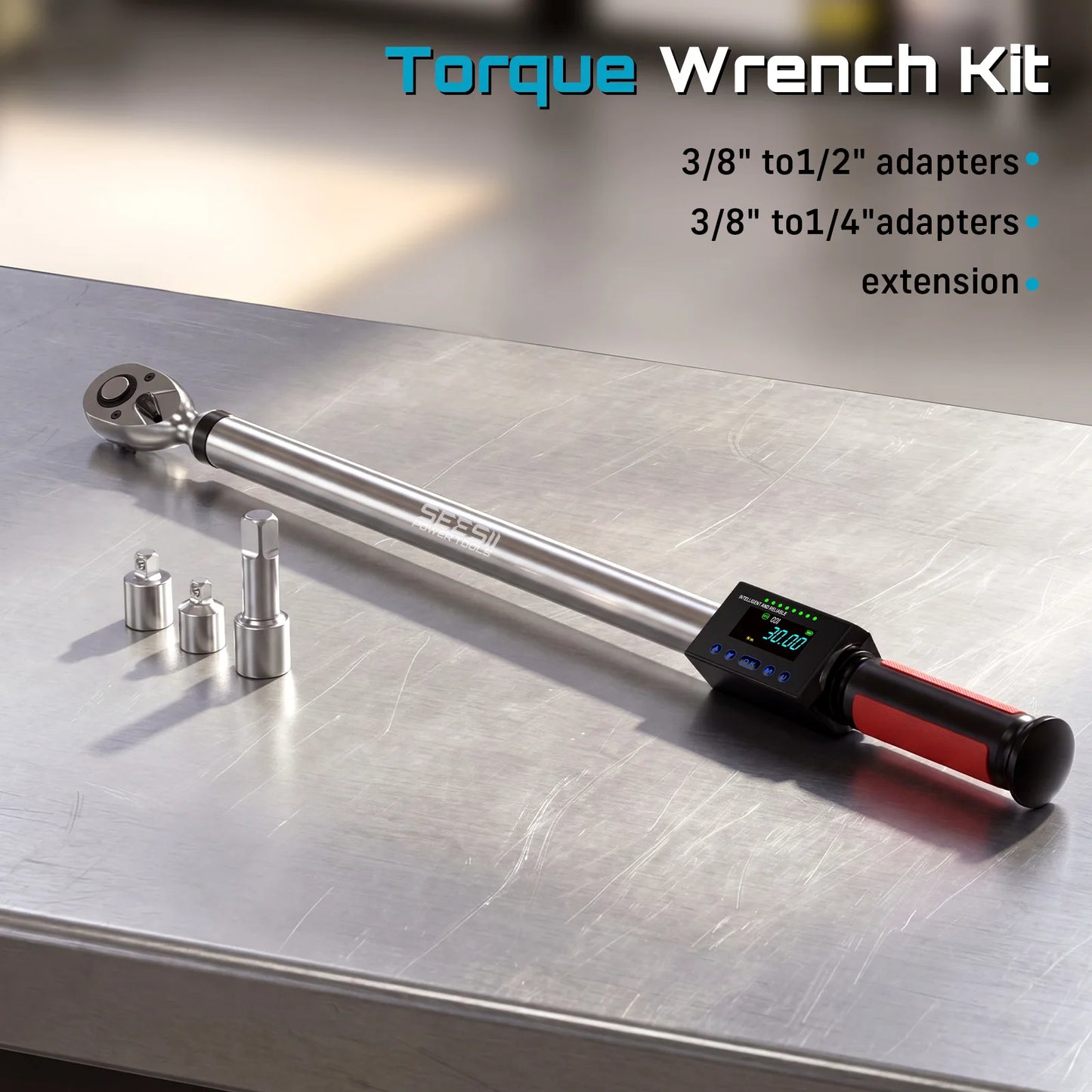 Seesii Digital Torque Wrench Electric Power Tool For Auto Repair