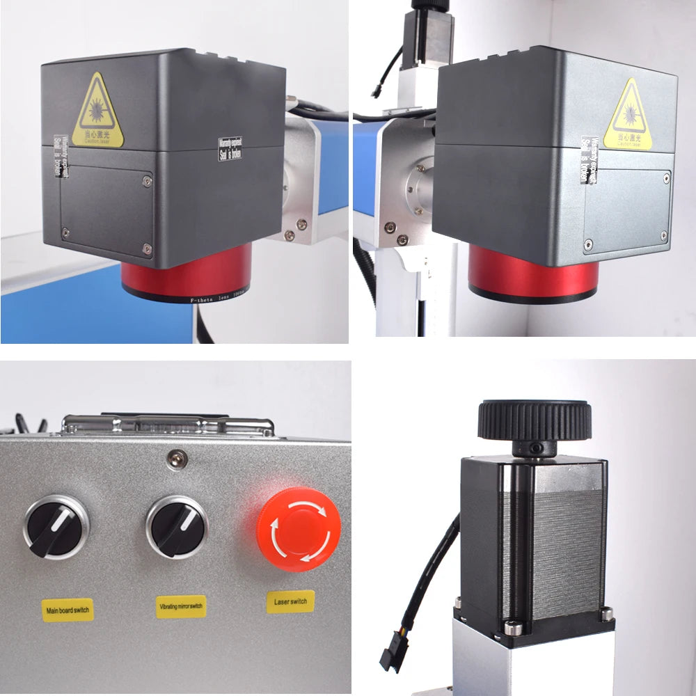CNCZONE 100W Fiber Laser Marking Machine MOPA Engraver Ezcad3