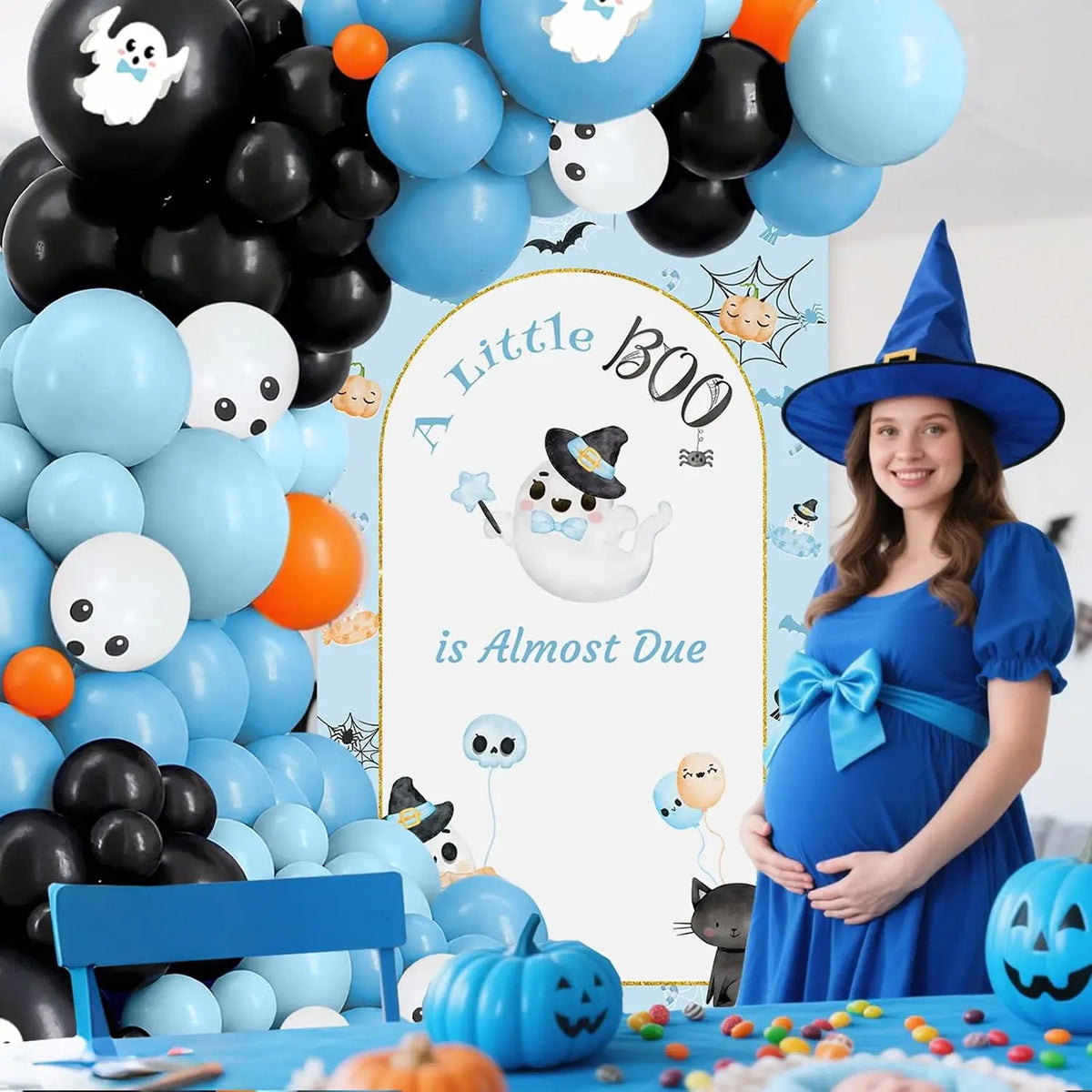 Halloween Baby Shower Decorations A Little Boo Is Almost Due