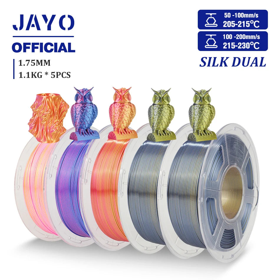 JAYO Premium PLA Filament For 3D Printing Low Shrinkage