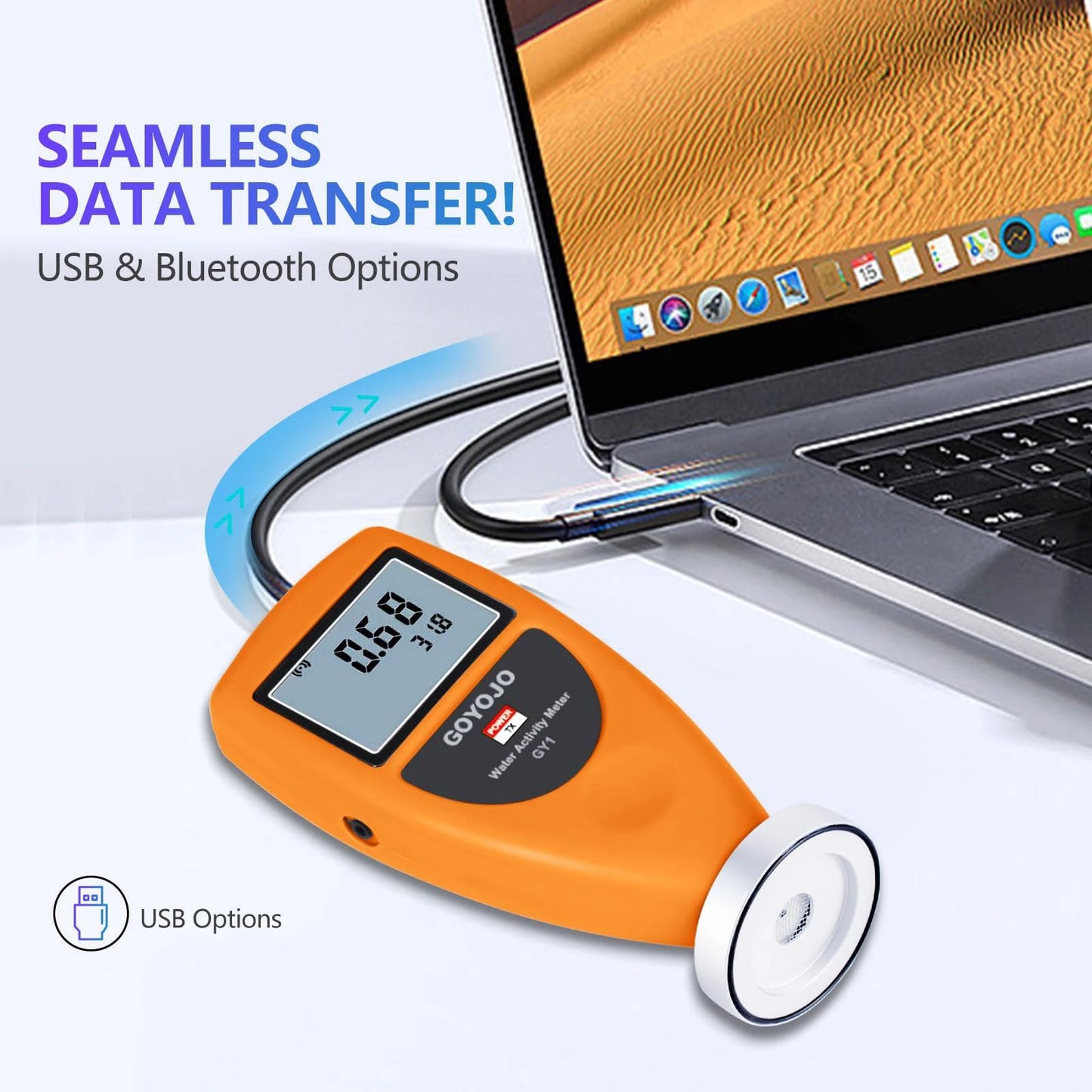 Water Activity Meter Smart Food Water Activity Tester for Jerky Dried Fruit Grain Vegetable Water Activity Analyzer Monitor