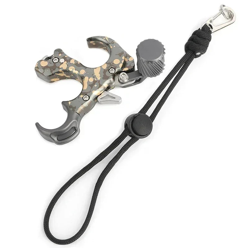 Archery Release Aid 3/4 Fingers Compound Bow Thumb Trigger Release Device Smooth Trigger Grip Outdoor Practice Shooting Gear