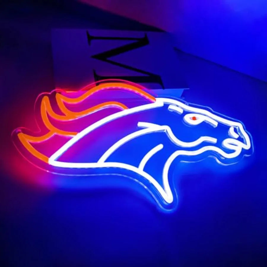 Football Neon Sign Dimmable Wall Light for Man Cave Decor