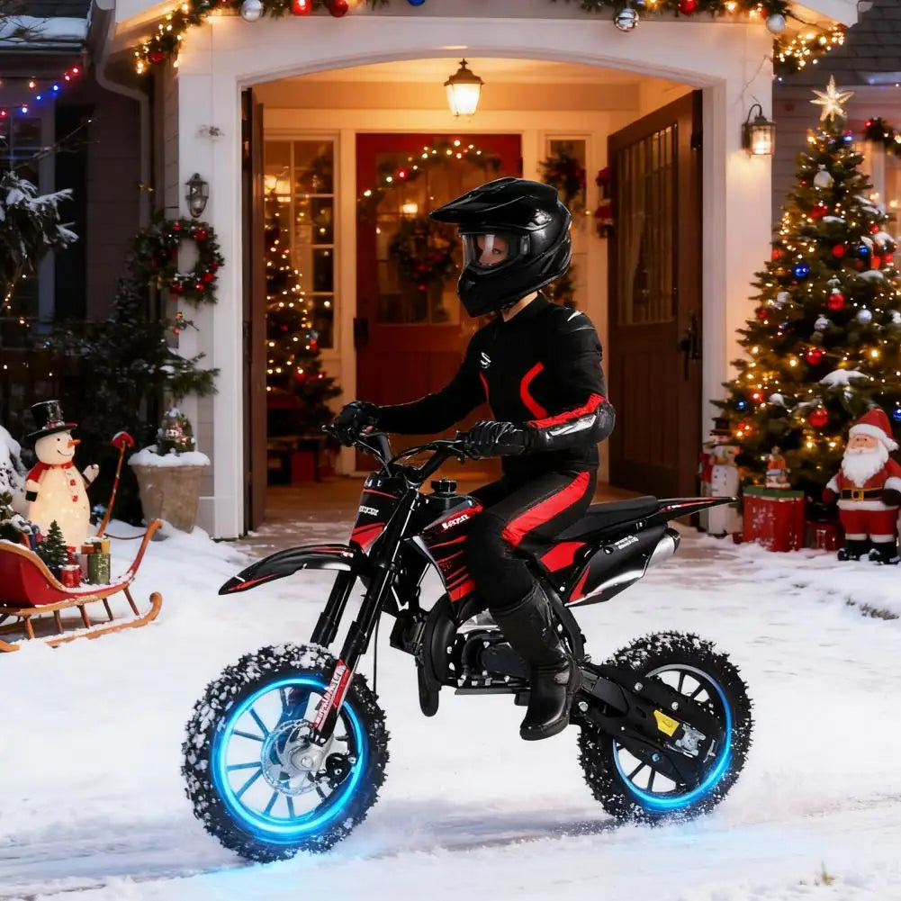 Kids 49Cc Two Stroke Gas Powered Mini Dirt Bike Motorcycle